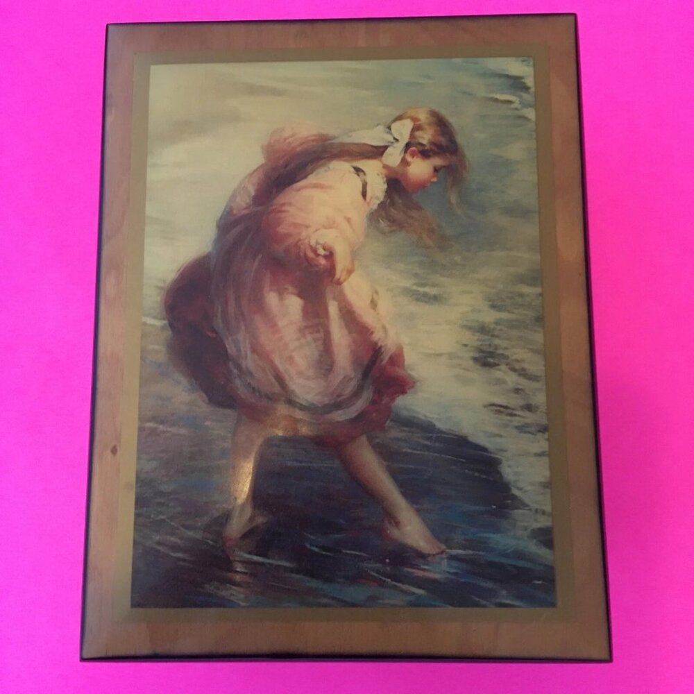 Vintage Ercolano Music Box Heart Of A Child Oh What A Beautiful Morning Rare